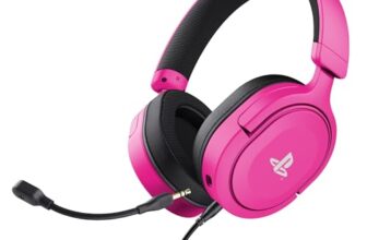 GXTrust Forta PS5 Gaming Headset Lizenziert für PlayStation 5, Rosa