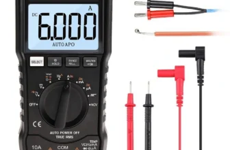 MUSTOOL MT108T True RMS NCV Temperaturtester Digital-Multimeter 6000 Zählt Hintergrundbeleuchtung AC DC Strom/Spannung W