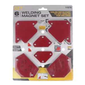 6Pcs/Set New Triangle Welding Magnet Holder Set Welding Positioner Multi Degrees Soldering Locator 30 45 90 105 120 135 Degrees