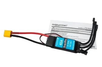 Hobbyocean 40A ESC 2-4S mit BEC 5V/3A XT60-Stecker für RC-Flugzeug mit festen Flügeln Jet