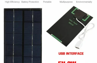 5V 2W Solarpanel Ausgang USB Tragbarer Solar-System-Handy-Ladegerät-Solarmodul-Batteriemodul Power Panel