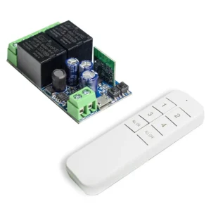 EWelink Smart WiFi 2CH Relais Smart Switch DC 5V 7V 12V 24V 48V Drahtlose Fernbedienung 2-Wege-Relais mit Alexa Googole