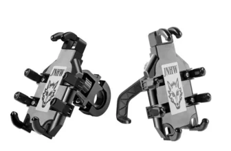 XANES 8 Claws Fahrrad-Handyhalterung 360° drehbar stoßfester mobiler Halter für Motorräder Fahrräder Elektrofahrzeuge