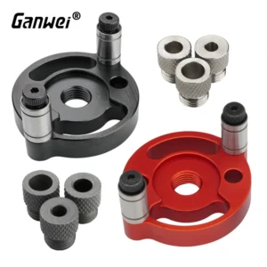 Ganwei Präzisions-Einzelloch-Positionierer Vielseitiges Holzbearbeitungswerkzeug mit 6mm 8mm 10mm Bohrer-Set Adaptives Z