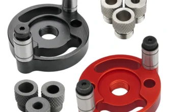 Ganwei Präzisions-Einzelloch-Positionierer Vielseitiges Holzbearbeitungswerkzeug mit 6mm 8mm 10mm Bohrer-Set Adaptives Z