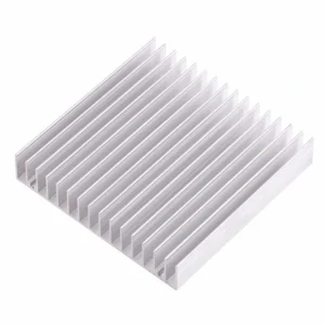 Aluminium-Kühlkörper 100*100*18mm MOS-Röhrenkühlkörper für IC-Modul PC Computer LED-PCB-Halbleitergeräte mit 16 Flossen