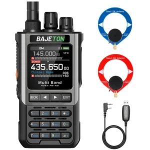 Bajeton BJ-8300 10W Multiband-Handheld-Radio Bluetooth programmierbar NOAA Wetterwarnung Spektrumanalysator SW MW LW AM