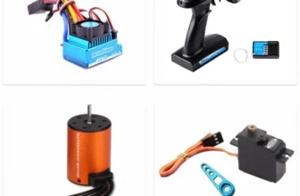 Wltoys 144001 124018 124019 RC Auto Upgrade Brushless 3650 4300KV Motor 120A ESC 21G Servo TX RX Combo Set Teile
