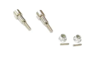 HBX M16107 Aufgewertete Metallhinterradwellen + Stifte + Mutter M4 für 16889 1/16 RC Autos Ersatzteile