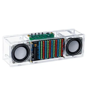DIY Bluetooth-Lautsprecher-Kit WK-56-90 LED-Musikspektrum 3W Doppelkanal MH-M18 Verstärker Acrylgehäuse DC5V Löten Übung