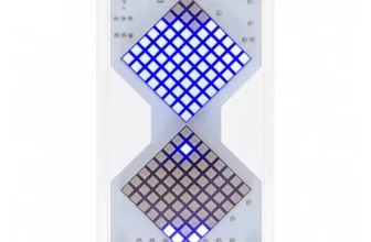 Elektronisches LED-Punktmatrix-Stundenglas DIY-Kit mit Schwerkraftsensoder,einstellbare Countdown-Timer-Uhr,Bildungs-Löt
