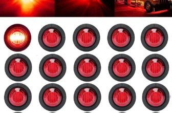20PCS 12V LED-Seitenmarkierungsleuchte für Auto, LKW, Van, Anhänger und Boote Seitenanzeige-Signalleuchten