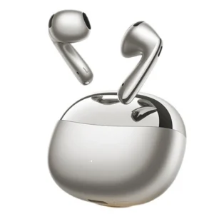 QCY Ailybuds E50 TWS Halbohrstöpsel Bluetooth V6.0 Ohrhörer -50 dB Aktive Geräuschunterdrückung 6-Mikrofonen Anruf-Rausc