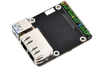 Mini-Erweiterungsplatine Raspberry Pi CM5 mit zwei Gigabit-Ethernet-Ports für Compute Module 5