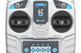 Mini Microzone MC6C Fernsteuerung 2,4 GHz 6-Kanal mit MC7RE-V2 Empfänger für RC-Flugzeug Modell Fixed-Wing FPV Racer Dro