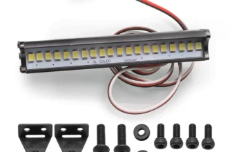 Dach-LED-Lichtleiste für RC-Auto, Teil mit 52 mm 85 mm, Suchscheinwerfer für 1/10 TRX4 TRX6 Axial SCX10 KM RC Crawler Ca