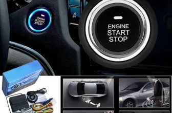 Car Alarm System PKE Keyless Entry Engine Start Alarm System Push Button Remote Starter Universal Smart Car Start Button System