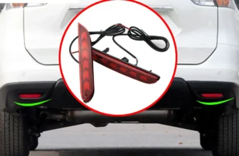 Carmilla 1 Pair Led Rear Bumper Light Back Bumper Lights for Nissan Xtrail X-trail T32 Rogue 2014 – 2016 Tail Brake Light
