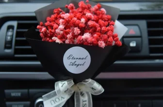 Creative Car Air Freshener Dry Flower Gypsophila Auto Air Conditioning Air Outlet Fragrance Clip Decor Ornament Car Perfume Gift