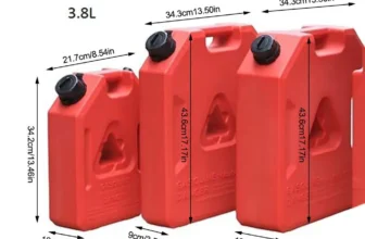 Fuel Tank Gas Can Plastic Gasoline Storage Container for SUV Car Motorcycle 1/2/3 Gallon Gasoline Oil Container fuel Canister
