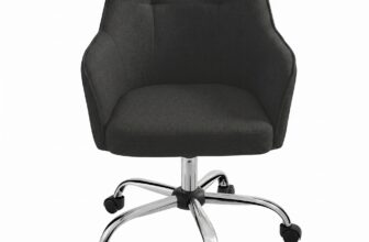 Homeoffice-Stuhl, Drehstuhl, Schreibtischstuhl, Schwarz