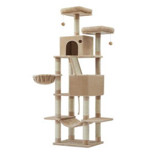 XXL-Katzenbaum 206 cm, Kamelbraun
