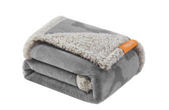 wasserdichte Hundedecke maschinenwaschbar, Grau / 101 x 73 cm (L x B)