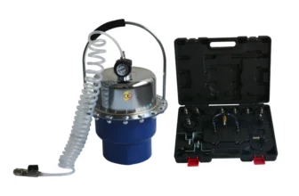 Pneumatic Air Pressure Brake Bleeder Kit Portable Bleeding Clutch Systems Valve Tool