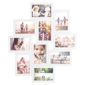 Bilderrahmen Set für kreative Wandgestaltung im Zuhause, Weiß / 10 x 15 cm / 10er Set