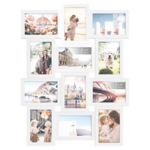Bilderrahmen Set für kreative Wandgestaltung im Zuhause, Weiß / 10 x 15 cm / 12er Set