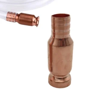 Red Copper Siphon Refueling Gas Siphon Pump Gasoline Fuel Water Shaker Siphon Safety Self Priming Hose Flexible