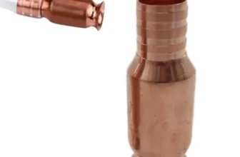 Red Copper Siphon Refueling Gas Siphon Pump Gasoline Fuel Water Shaker Siphon Safety Self Priming Hose Flexible