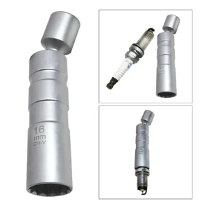 Universal 14+16mm Point Remover Wrench Magnetic Spark Plug Sleeve Socket Car Removal Tool 12 Angle Thin Wall 3/8″ Drive For BMW