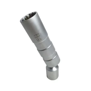 Universal 16mm Point Remover Wrench Magnetic Spark Plug Sleeve Socket Car Repair