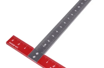 Aluminium-T-Lineal 170x85mm 3mm Dicke CNC-gefertigt Hohe Präzision Leicht Langlebig für Handwerk und Holzbearbeitung