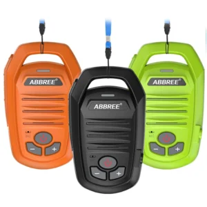 ABBREE AR-639 kabelloses Handmikrofon Lautsprecher Bluetooth Typ-C für Baofeng UV-5R UV-21 PRO Quansheng UV-K5 K6 TK11 W