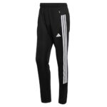 adidas Herren Workout Essentials All-Set 3-Stripes Knit Pants, Black/White, S