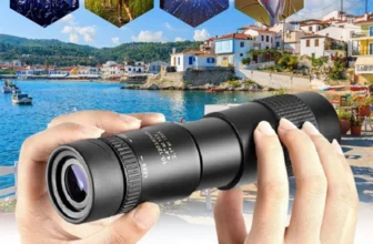 10-30×30 Tragbares Einziehbares Mini-Monokular BAK4 Prisma Doppelfokuslinse Teleskop Für Vogelbeobachtung, Wandern, Camp