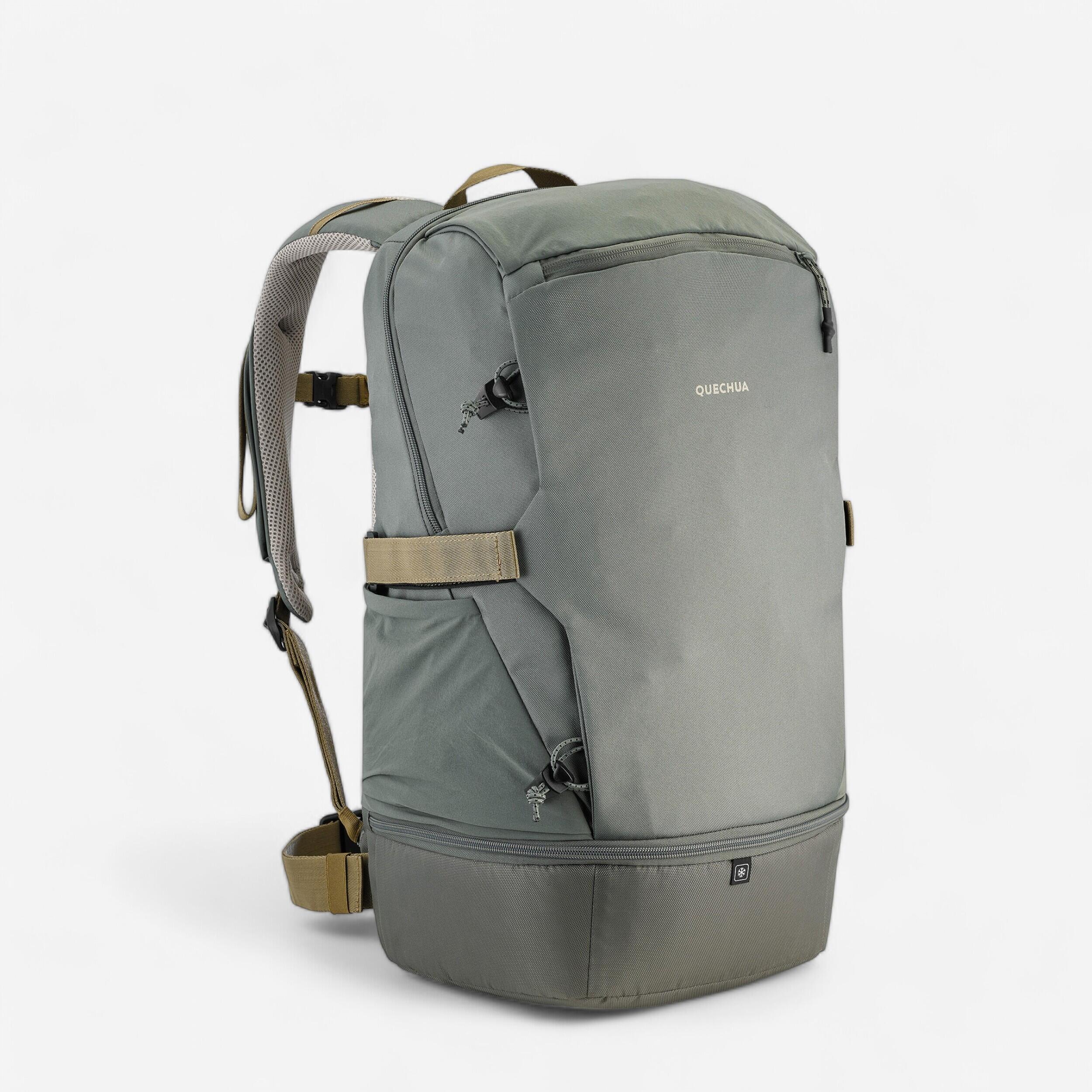 Wanderrucksack isolierend Wandern – Arpenaz 500 Ice 30 l grau