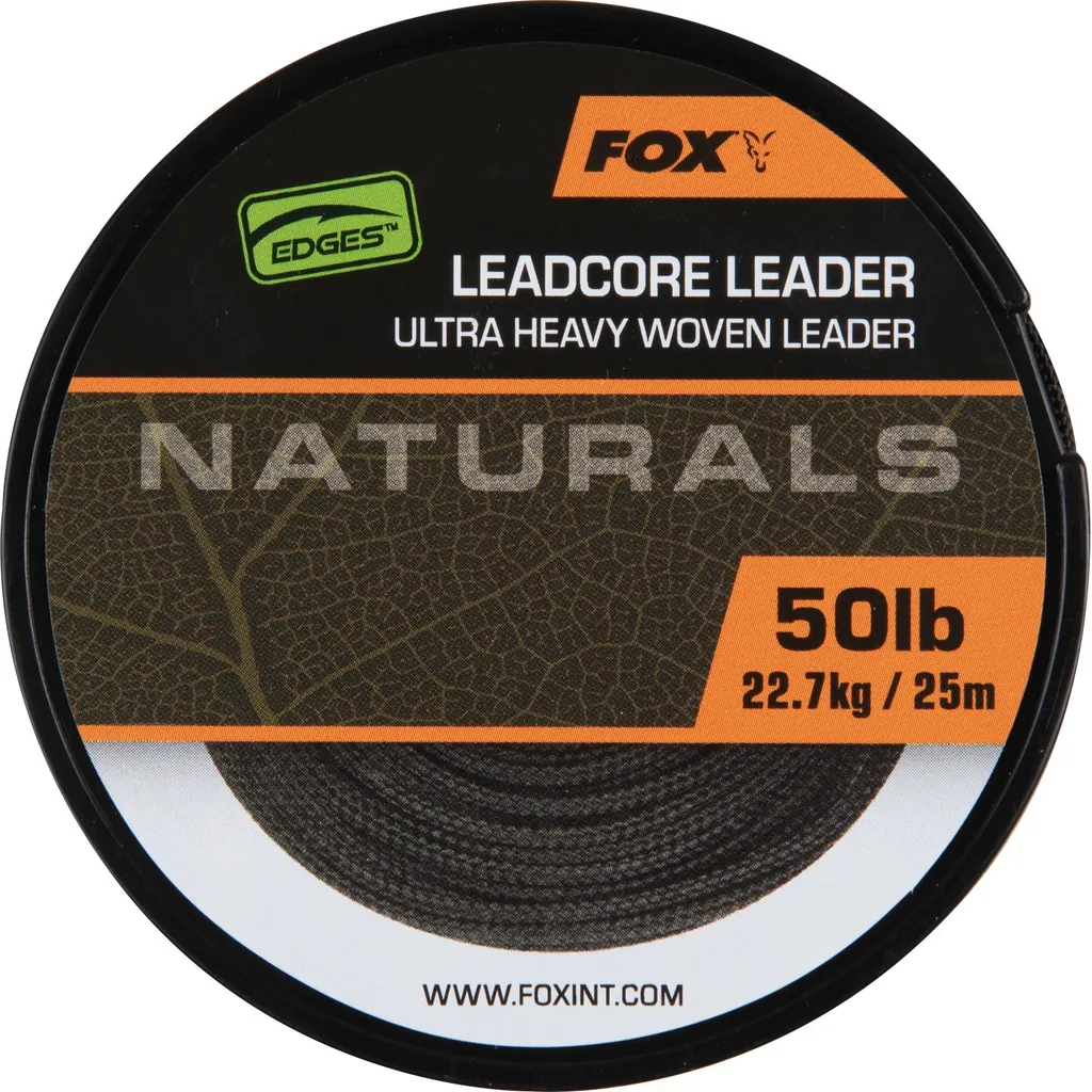 Fox Edges Naturals Leadcore Leader Ultra Heavy 25m 22.7kg