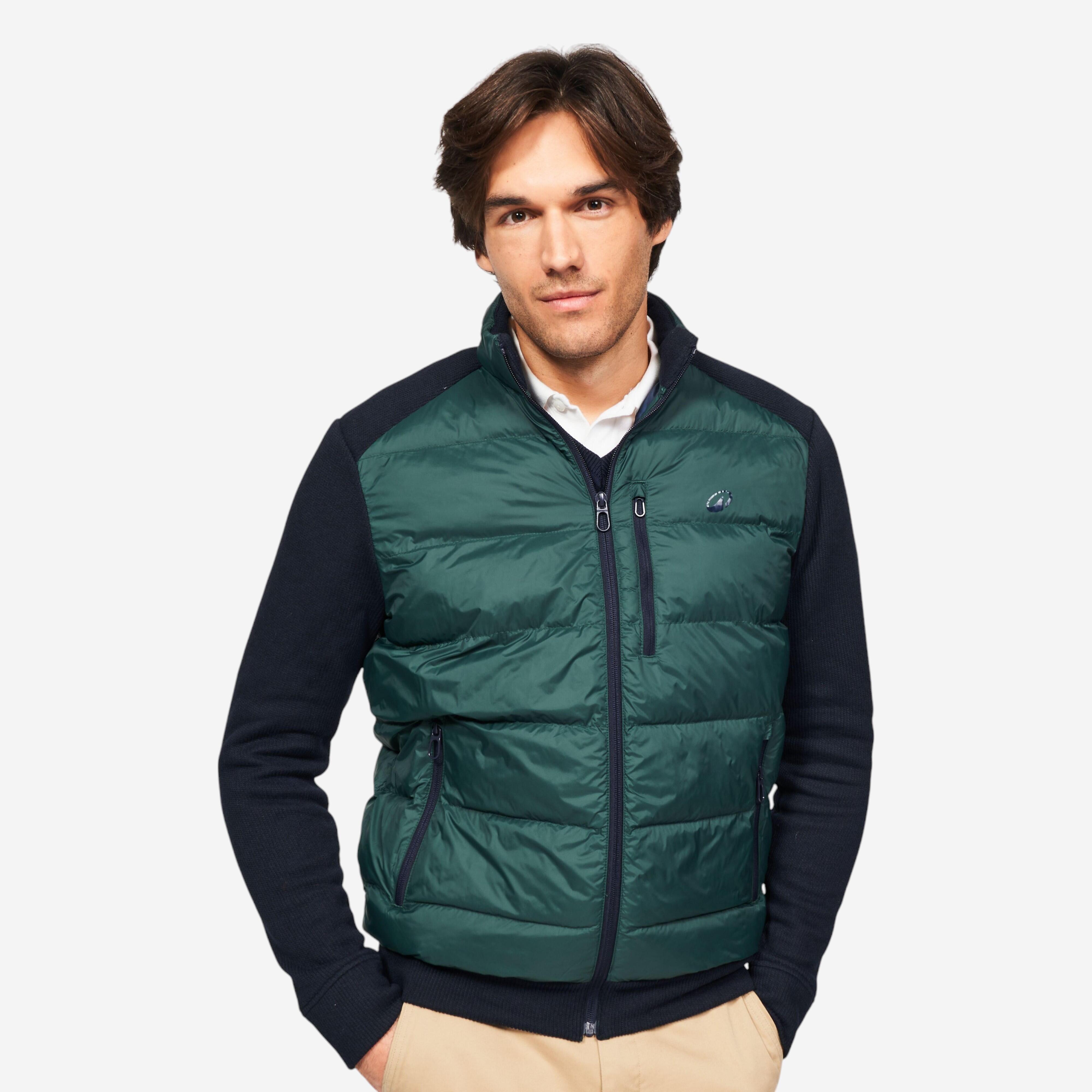 Herren Golf Steppjacke Hybrid – CW900 blau/grün