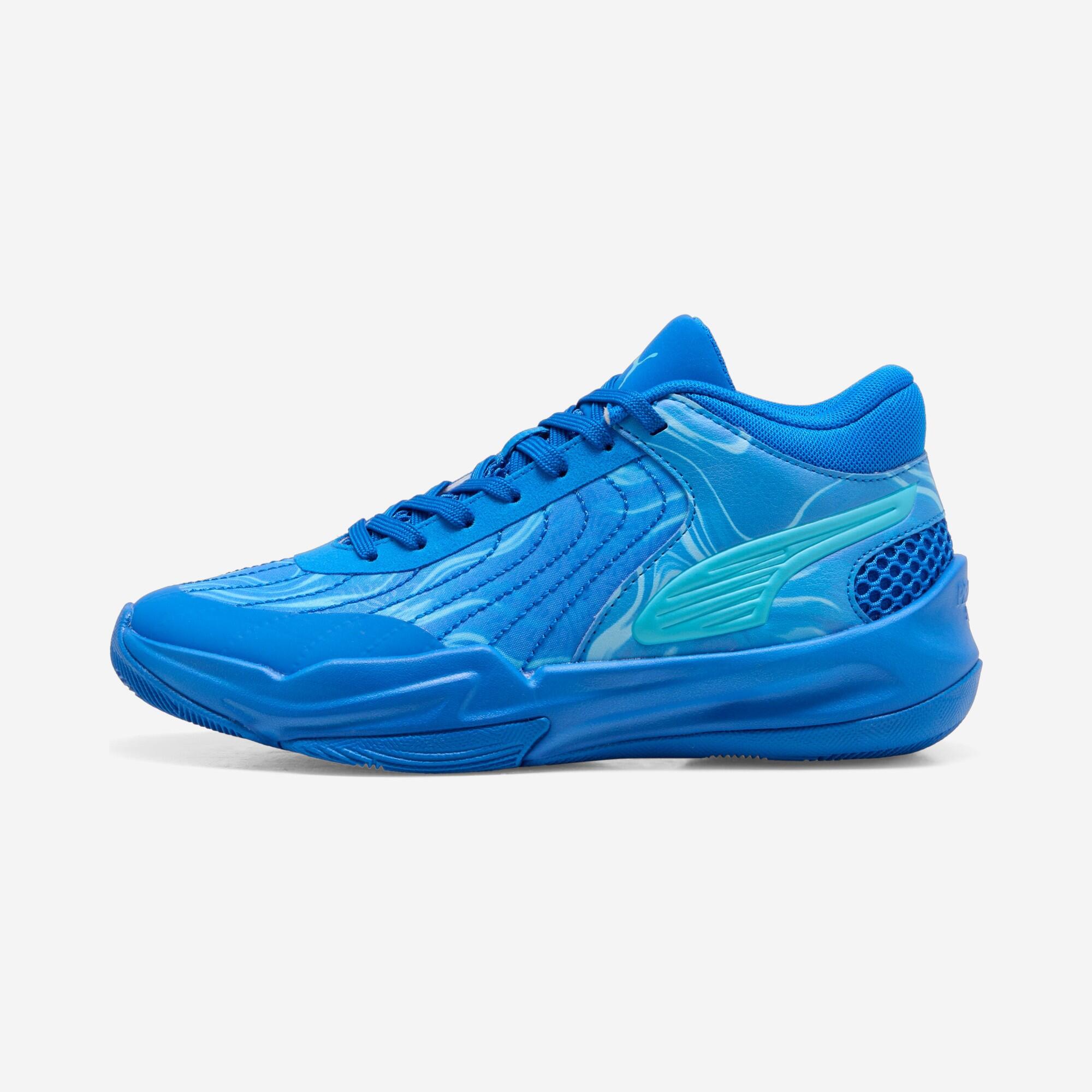 Damen/Herren Basketball Schuhe – Puma Court Pro blau