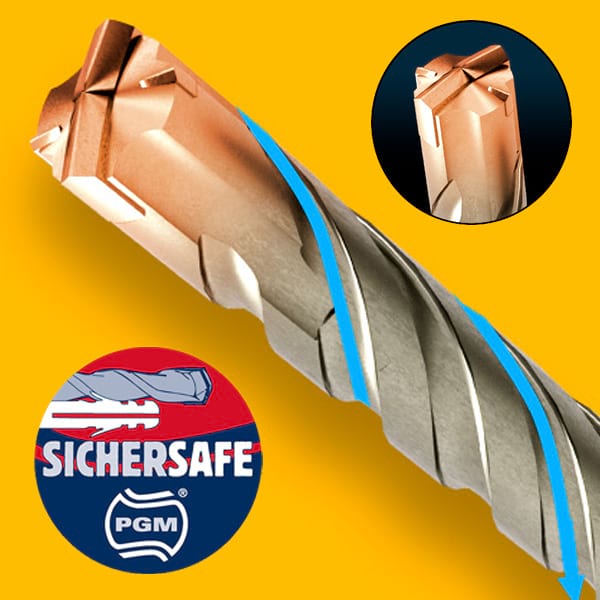 5x Bohrer SDS Plus Schaft – Ø:7 mm – GL: 260 mm
