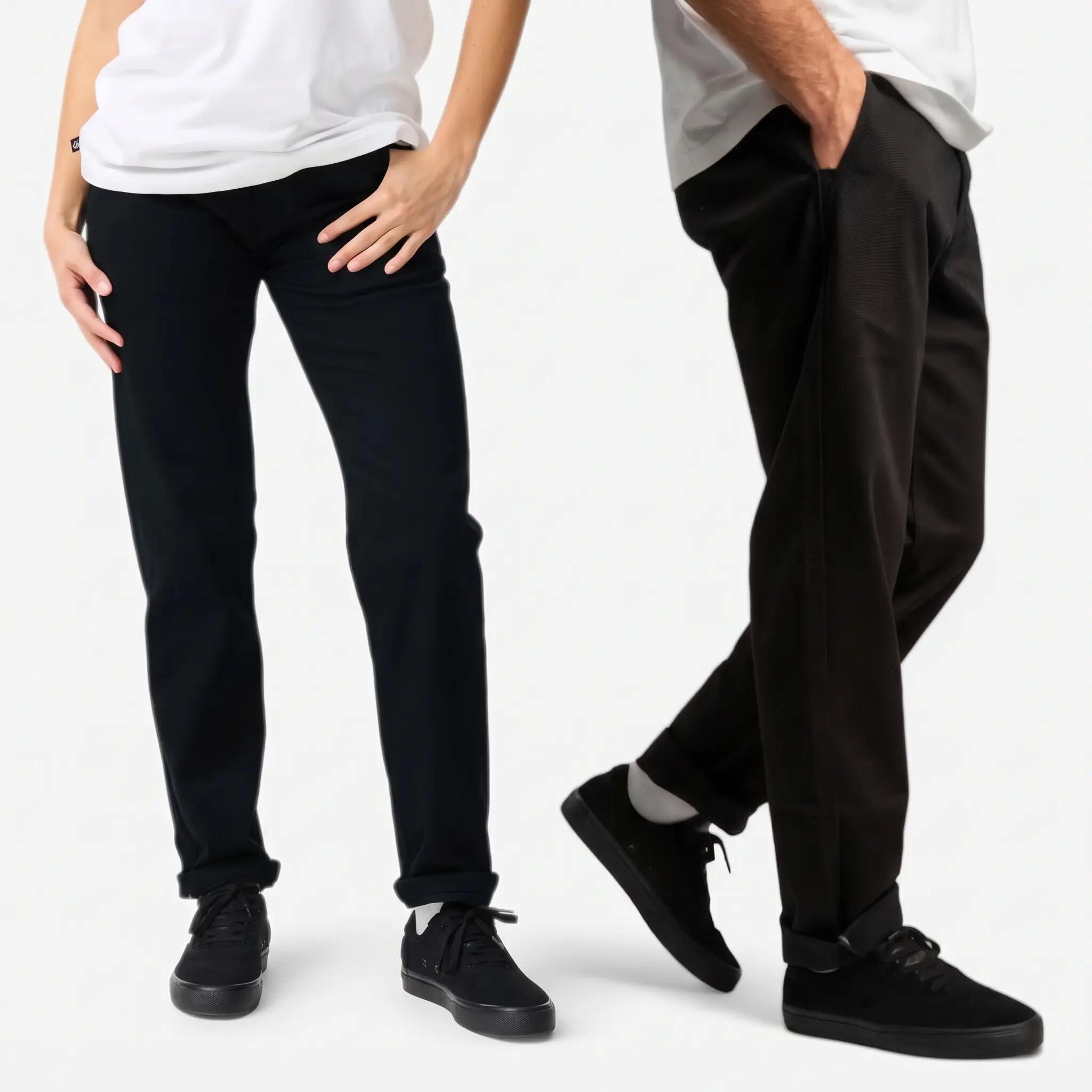 Hose Skateboarding Chinohose – CN500 Heavy schwarz