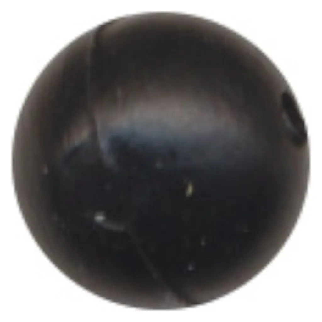 FTM Gummiperlen schwarz Montagezubehör 6mm