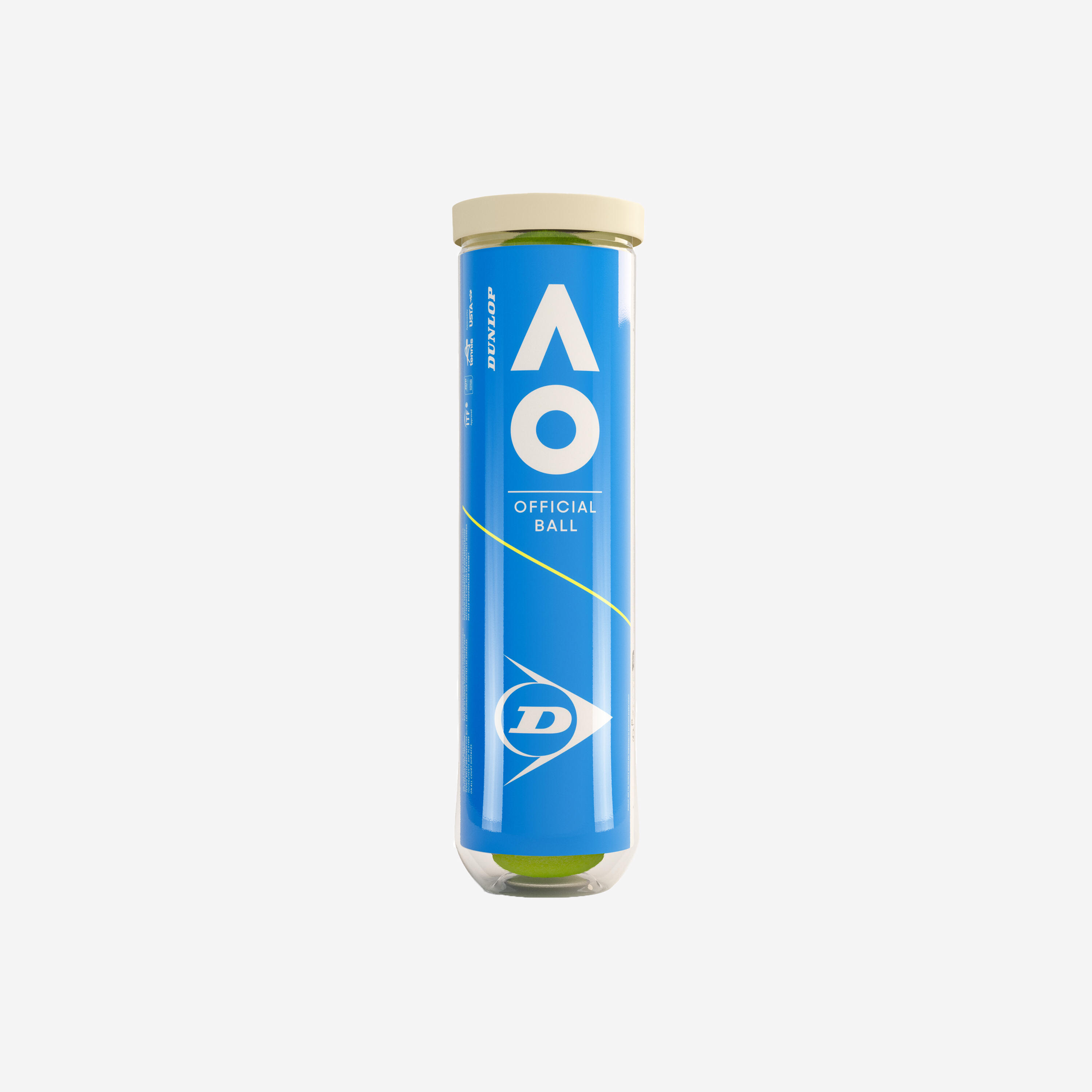 Tennisbälle – Australian Open 4er-Dose gelb