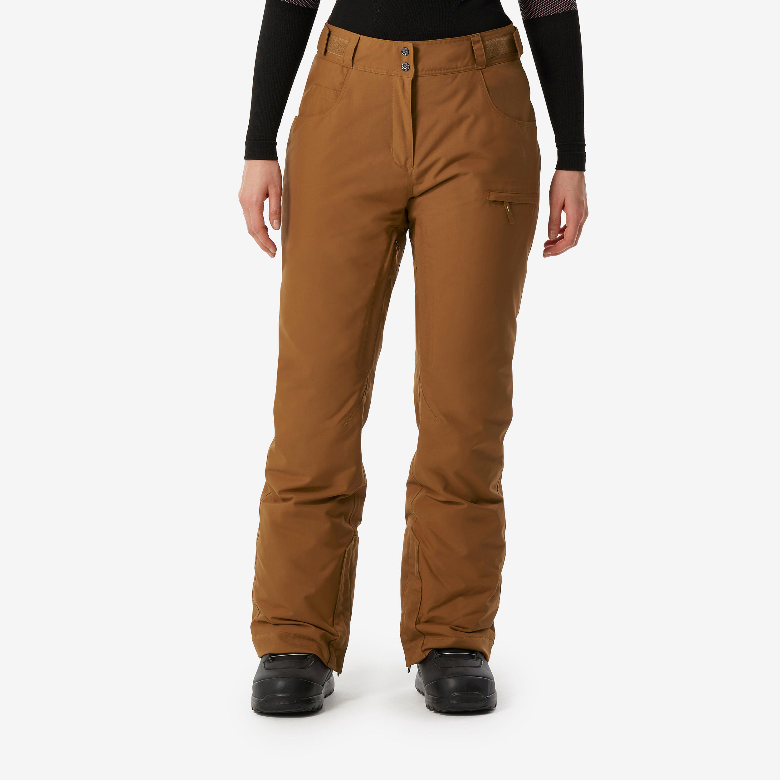 Snowboardhose Skihose Damen – SNB 500 camel