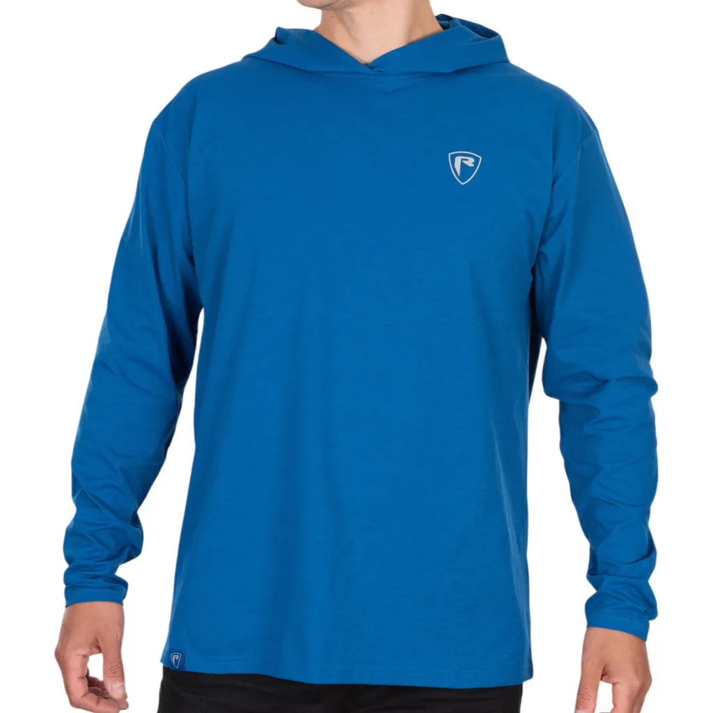 Fox Rage Blue Hooded T L