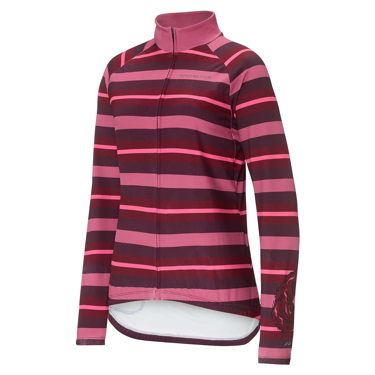 Langarmtrikot – Fahrrad – Damen – P-Fergus LS W – bordeaux