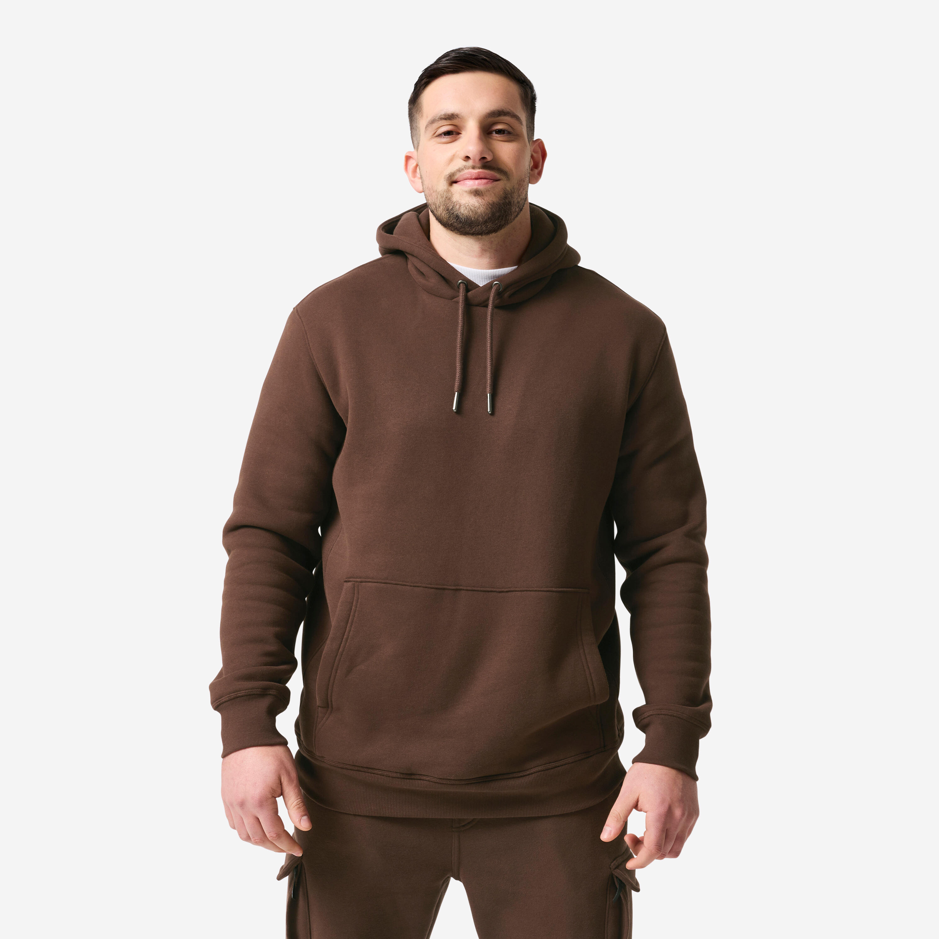 Hoodie Herren – braun